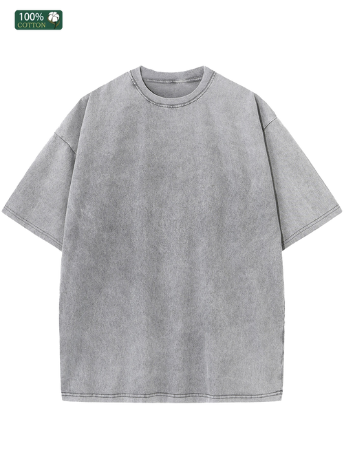 Custom Washed Oversized T-Shirt | Front & Back Print